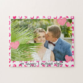 愛のカップル私は右にスワイプした幸せカスタマイズ ジグソーパズル