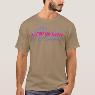 愛のカップ フレンド Tシャツ