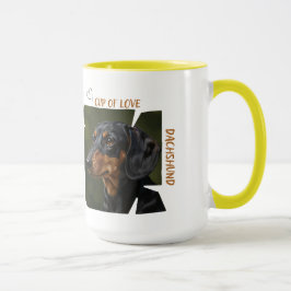 愛のカップ 犬好きのための15オンス コーヒーマグ ギフトアイデア マグカップ