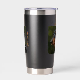 愛のカップ 犬好きのための15オンス サーマルタンブラー 保温保冷タンブラー