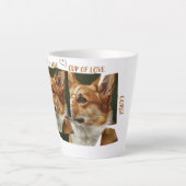 愛のカップ 犬好き 12oz スモールラテマグ カフェラテマグ (正面)