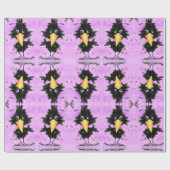 愛のカラスでおもしろい- ラッピングペーパー (フラット)