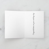 愛のカワセミ おめでとうございます あなたの結婚式の日 カード (内部)