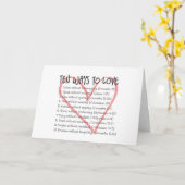 愛のカード10の方法 カード (黄色い花)