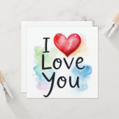 愛のカード カード (正面/裏面インサイチュ)