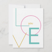 愛のカード ノートカード (正面)