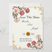 愛のカーネーション セーブザデート (正面)