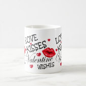 愛のキスとバレンタインの願い モーフィングマグカップ (中央)