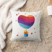 愛のキャットとバルーン クッション (ブランケット)