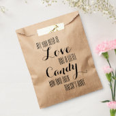 愛のキャンディ結婚ビュッフェのみ フェイバーバッグ (封をした状態)