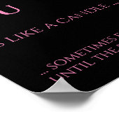 愛のキャンドルライト知恵バレンタインデー ポスター (角)