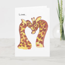 愛のキリンたち カード