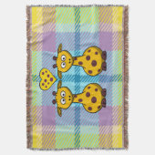 愛のキリン スローブランケット (正面縦)