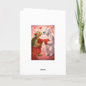 愛のキルト カード (裏面)