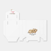 愛のクッキーが詰まった結婚人 フェイバーボックス (折り畳みなし)