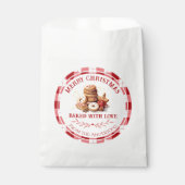 愛のクッキー焼いたとクリスマスクッキーバッグ フェイバーバッグ (正面)