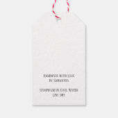 愛のクリスマスで手作り ギフトタグ (裏面)