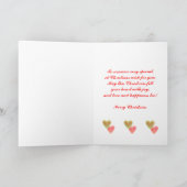 愛のクリスマスの恋人 シーズンカード (内部)