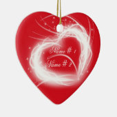 愛のクリスマスの装飾 セラミックオーナメント (右)