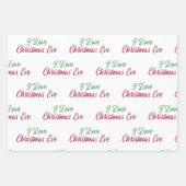 愛のクリスマスイブ ラッピングペーパーシート (正面)