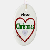 愛のクリスマスオーナメント セラミックオーナメント (右)