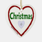 愛のクリスマスオーナメント セラミックオーナメント (右)