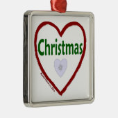 愛のクリスマスオーナメント メタルオーナメント (右)