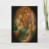 愛のクリスマスカードのギフト(空白のカスタマイズ可能) シーズンカード (正面)