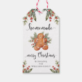 愛のクリスマスギフトタグと自家製 ギフトタグ (正面)