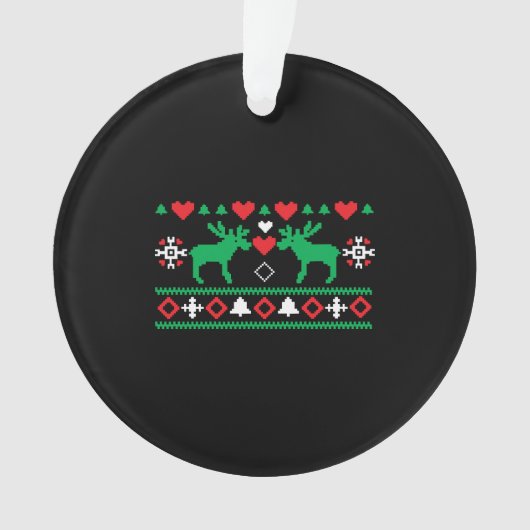 愛のクリスマス醜い オーナメント (正面)