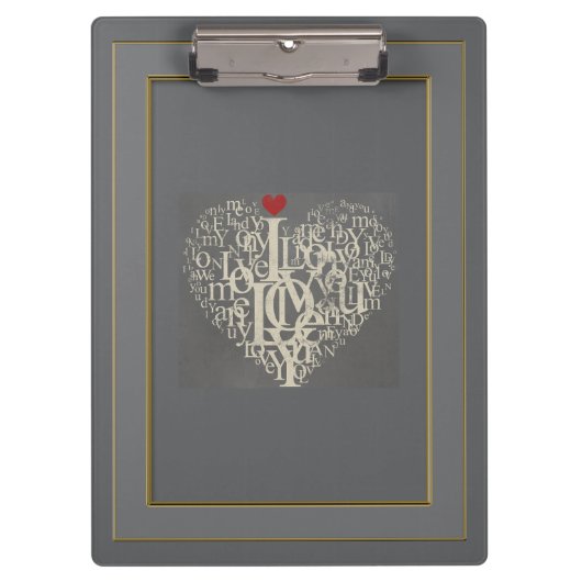 愛のクリップボード クリップボード (正面)