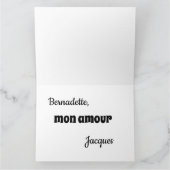 愛のグリーティングカード 愛する人へ（男性用） カード (内部)