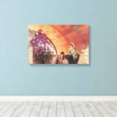 愛のゲームのライバル（アルマ・タデマ著） キャンバスプリント (インサイチュ (ウッドフロア))