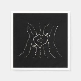 愛のコーヒー スタンダードカクテルナプキン