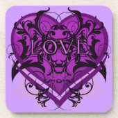 愛のゴシックの種族の華麗さのデキセドリン錠 コースター (正面)