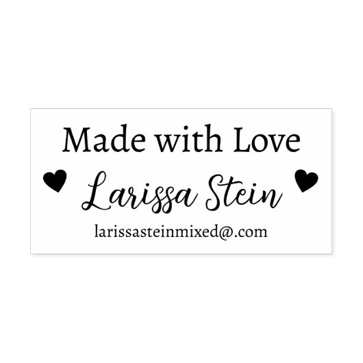 愛のサインで作らカスタムれる ラバースタンプ (インプリント)