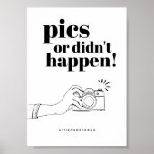 愛のサインの写真を取得するか、または起こらなかったサイン ポスター (正面)