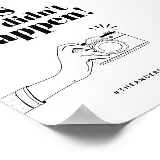 愛のサインの写真を取得するか、または起こらなかったサイン ポスター (角)