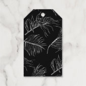 愛のシックな結婚式の引き出物を送る ギフトタグ (裏面)