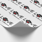 愛のシュナウザー ラッピングペーパー (角)