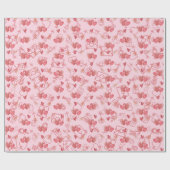 愛のシンフォニー：バレンタインデーお祝い ラッピングペーパー (フラット)