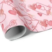 愛のシンフォニー：バレンタインデーお祝い ラッピングペーパー (ロールコーナー)