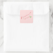 愛のシールの公式 スクエアシール (バッグ)