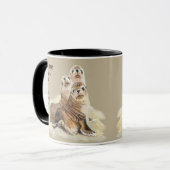 愛のシール非常に多くの私おもしろい引用文マグ マグカップ (正面左)