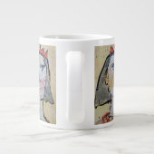 愛のジャンボマグカップで飾られている ジャンボコーヒーマグカップ (裏面)