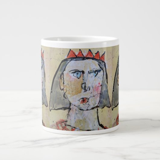 愛のジャンボマグカップで飾られている ジャンボコーヒーマグカップ (正面)