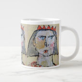 愛のジャンボマグカップで飾られている ジャンボコーヒーマグカップ (右)