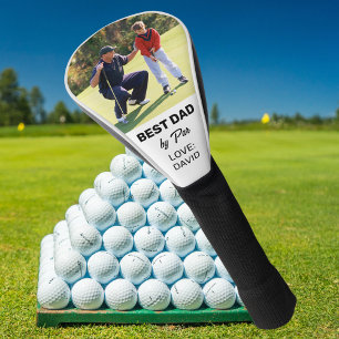 愛のスイング：最高のパパのカスタム ゴルフヘッドカバー