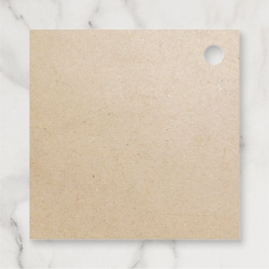 愛のスクリプトの手作りクラフトカスタムメッセージカード フェイバータグ (裏面)