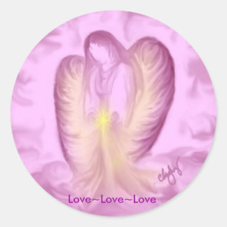 愛のステッカー ラウンドシール